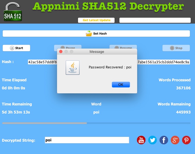 Appnimi SHA512 Decrypter Windows 11 download